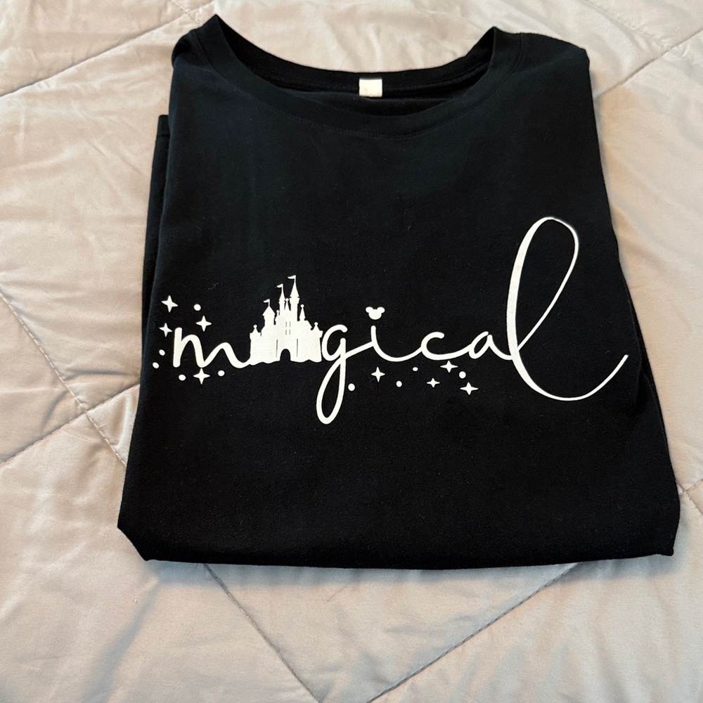 Black 'Magical' Graphic Tee